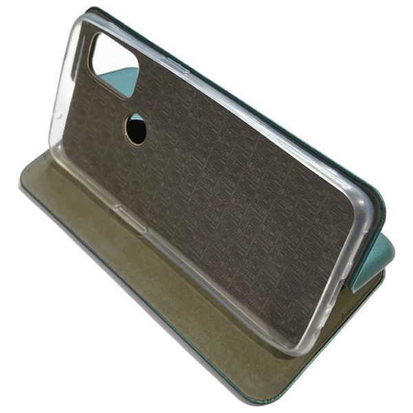 Кожаный чехол книжка Elegant на OnePlus Nord N10 / изумрудный 087595 фото