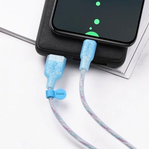 USB-кабель Hoco U73 Star Galaxy Silicone Type-C Cable (1.2m) (4 кольори) 80627 фото