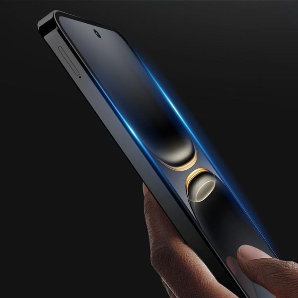Захисне скло для Tecno Spark 40C / чорний 100810 фото