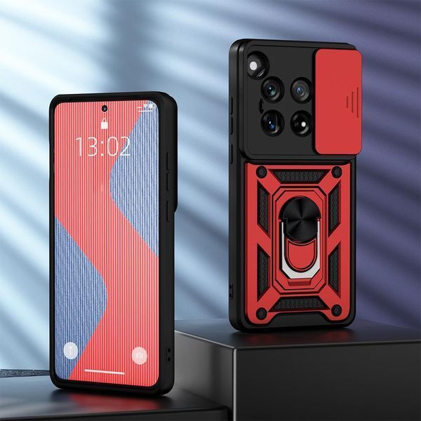 PC + TPU чохол Camshield armor для OnePlus 12 / червоний 097114 фото