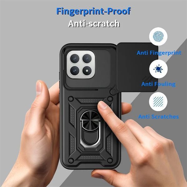 PC + TPU чохол Camshield armor для Poco F8 Pro / синій 100964 фото