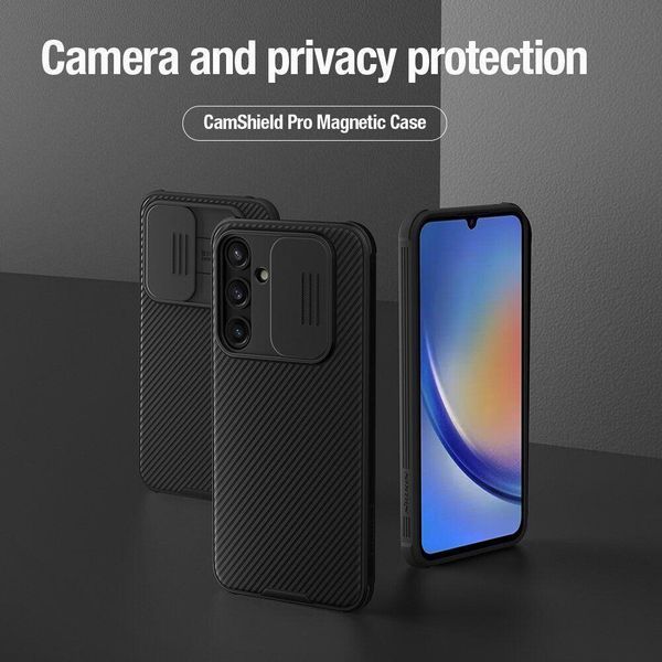 Чохол CamShield Pro Case Nillkin на Samsung Galaxy A35 / чорний 097746 фото