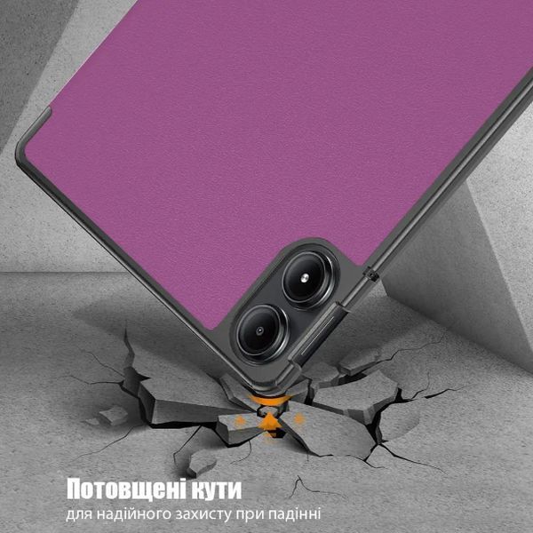 Чохол книжка Crazy Horse на Xiaomi Redmi Pad 2 Pro (12.1") / фіолетовий 203998 фото