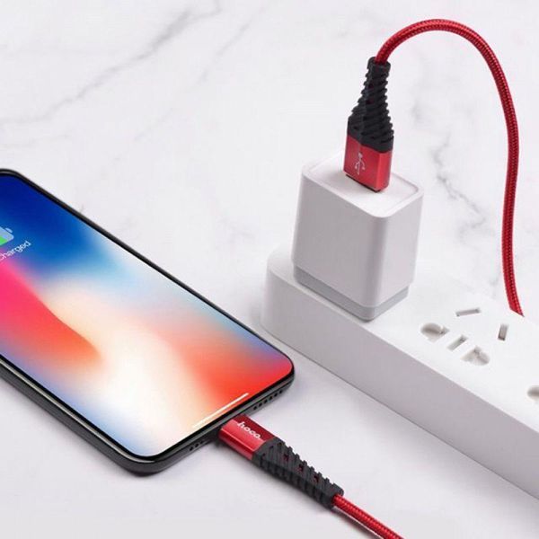 USB-кабель Hoco X38 Cool Lightning Cable (1m) (2 кольори) 80597 фото