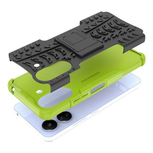 PC + TPU чохол Armor для Xiaomi Redmi 13C зелений 095600 фото