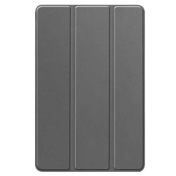 Шкіряний чохол книжка Crazy Horse для Lenovo Tab P12 (12.7") / сірий 093862 фото