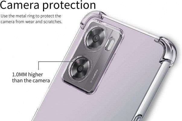 Чохол WXD протиударний для OPPO A77 (5G) / прозорий 90572 фото
