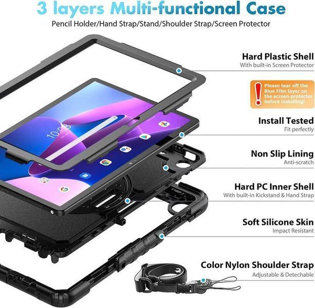 Чехол Carbon Armor Cover Tablet на Lenovo Tab M10 (3rd Gen) 095492 фото