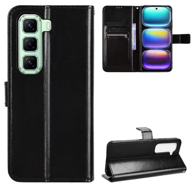 Чохол книжка Book case для Infinix Hot 50 4G (X6882) / чорний 201732 фото