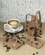 Силіконовий 3D чохол Coffee для iPhone 16 / коричневий 202796 фото 4