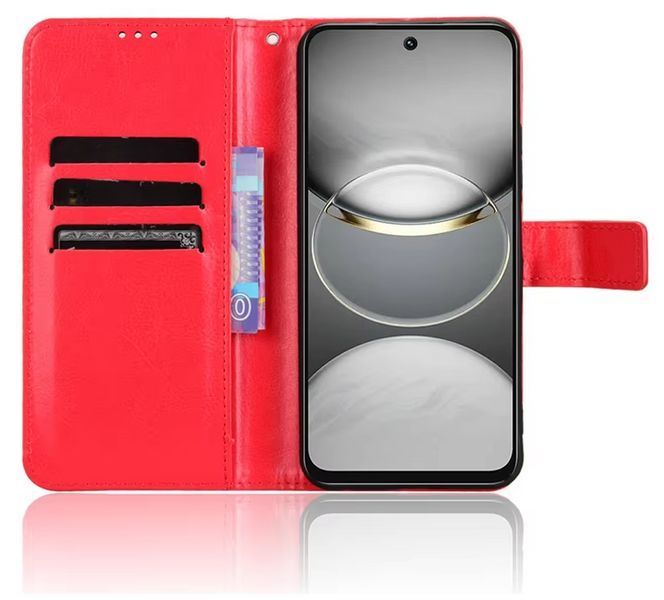 Чохол книжка Book case для Poco C75 / червоний 097874 фото