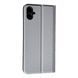 Чехол книжка Fibra case на Samsung Galaxy A05 серый 094365 фото 2