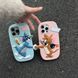 Силіконовий 3D чохол Friends Tom & Jerrie для iPhone 15 Pro Max / рожевий 099449 фото 4