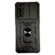 PC + TPU чехол Camshield armor для Samsung Galaxy S20 FE / чорний 084491 фото 1