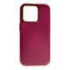 TPU чехол Leather New на iPhone 14 Pro Max (на айфон 14 про макс) бордовый 086706 фото 1