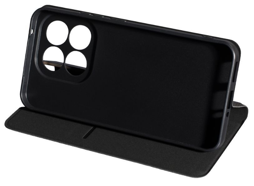 Шкіряний чохол книжка Fibra case на Xiaomi 15T / black 204146 фото