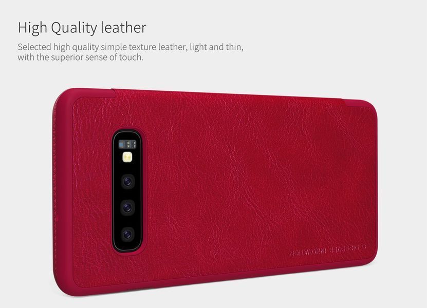 Шкіряний чохол Nillkin Qin для Samsung Galaxy S10 (4 кольори) 054960 фото