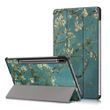 Чохол книжка Crazy Horse для Samsung Galaxy Tab S8 Plus / Tab S7 FE (12.4") / flowers