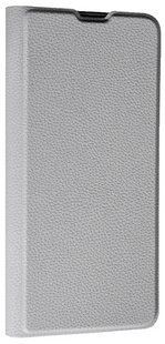 Кожаный чехол книжка Fibra case на Xiaomi Redmi Note 13 Pro (4G) / серый 200781 фото