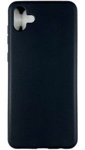 TPU чехол накладка матовый для Samsung Galaxy A04 (на самсунг а04) черный 087235 фото