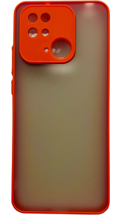Чехол для Matte Color Case (TPU) для Xiaomi Redmi 10C (редми 10ц) красный 085988 фото