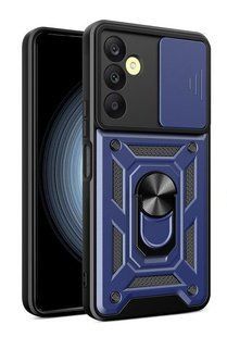 PC + TPU чехол Camshield Armor для Samsung Galaxy M35 (5G) / синий 097656 фото