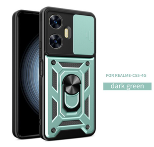 PC + TPU чохол Camshield для Realme C55 / зелений 091210 фото