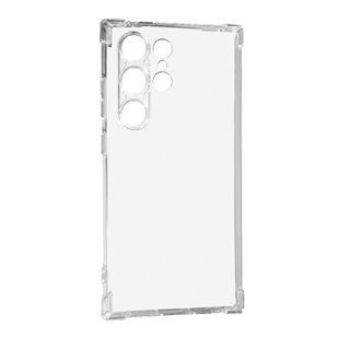 Чехол WXD силиконовый противоударный для Samsung Galaxy S24 Ultra (закрытая камера) / прозрачный 094297 фото