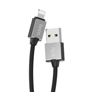 Hoco U49 Refined Steel Lightning Cable (1.2m) (2 цвета) 16947 фото
