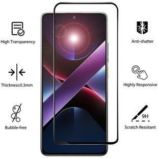 Защитное стекло для Poco X7 / черный 098582 фото
