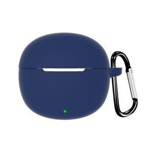 Силиконовый чехол с карабином для Xiaomi QCY T20 синий 90655 фото