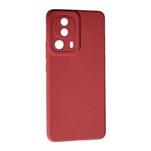 TPU чохол Case Smitt накладка бампер для Xiaomi 13 Lite бордовий 087989 фото