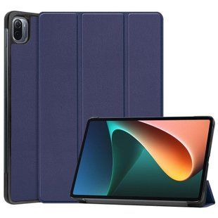 Чехол книжка Crazy Horse для Xiaomi Pad 5 / Xiaomi Pad 5 Pro (11") / синий 093993 фото