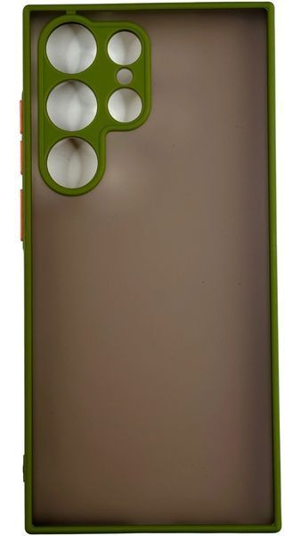 TPU чохол накладка Matte Color Case для Samsung Galaxy S23 Ultra світло-зелений 092167 фото