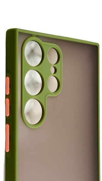 TPU чохол накладка Matte Color Case для Samsung Galaxy S23 Ultra світло-зелений 092167 фото
