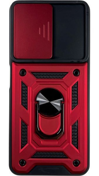 PC + TPU чохол Camshield armor на Poco X4 GT (на поко х4 жт) червоний 086739 фото