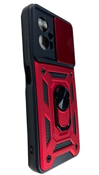 PC + TPU чохол Camshield armor на Poco X4 GT (на поко х4 жт) червоний 086739 фото