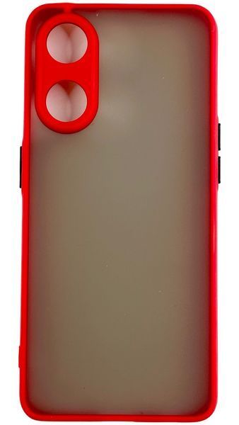 TPU чохол накладка Matte Color Case для OPPO Reno 8T 4G червоний 83237 фото