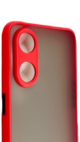 TPU чохол накладка Matte Color Case для OPPO Reno 8T 4G червоний 83237 фото
