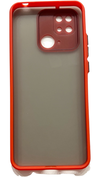 Чехол для Matte Color Case (TPU) для Xiaomi Redmi 10C (редми 10ц) красный 085988 фото