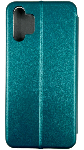 Шкіряний чохол-книжка Elegant на Samsung Galaxy A13 (4G) / смарагдовий 085409 фото