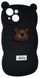 Силіконовий 3D чохол Hello Bear для iPhone 15 / black 202488 фото 1