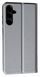 Шкіряний чохол-книжка Fibra case на Samsung Galaxy A25 / сірий 095811 фото 2