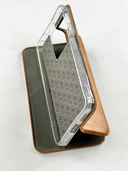 Чохол книжка Perforation book для Xiaomi Redmi Note 13 5G світло-коричневий 095844 фото