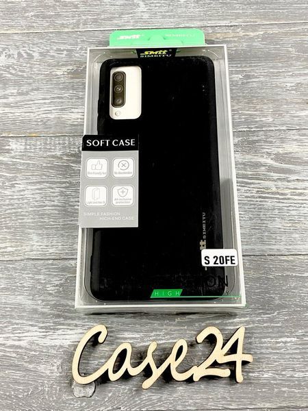 TPU чохол Smitt накладка бампер для Samsung Galaxy S20 FE чорний 084242 фото