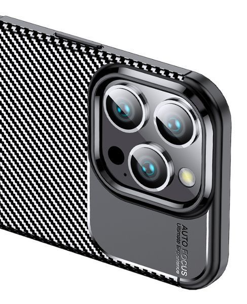 TPU чохол накладка Autofocus для iPhone 16 Pro Max / чорний 201856 фото