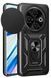 PC + TPU чохол Camshield Armor для Tecno Spark 30C / чорний 098035 фото 1