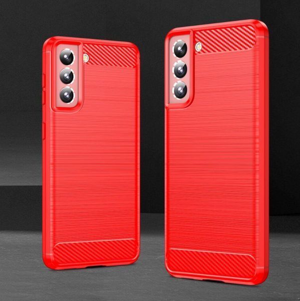 TPU чохол накладка Urban для Samsung Galaxy S21 / червоний 202886 фото