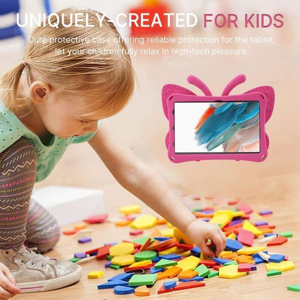 Чехол Butterfly Case на планшет Lenovo Tab K11 2024 (11") / малиновый 098467 фото