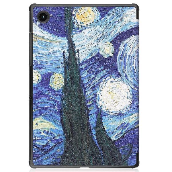 Чохол книжка Crazy Horse для Samsung Galaxy Tab A8 (X200 / X205) 10.5" / зоряна ніч 097314 фото